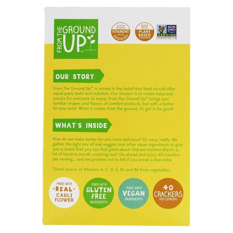 From the Ground Up - Cauliflower Crackers Cheddar - 4