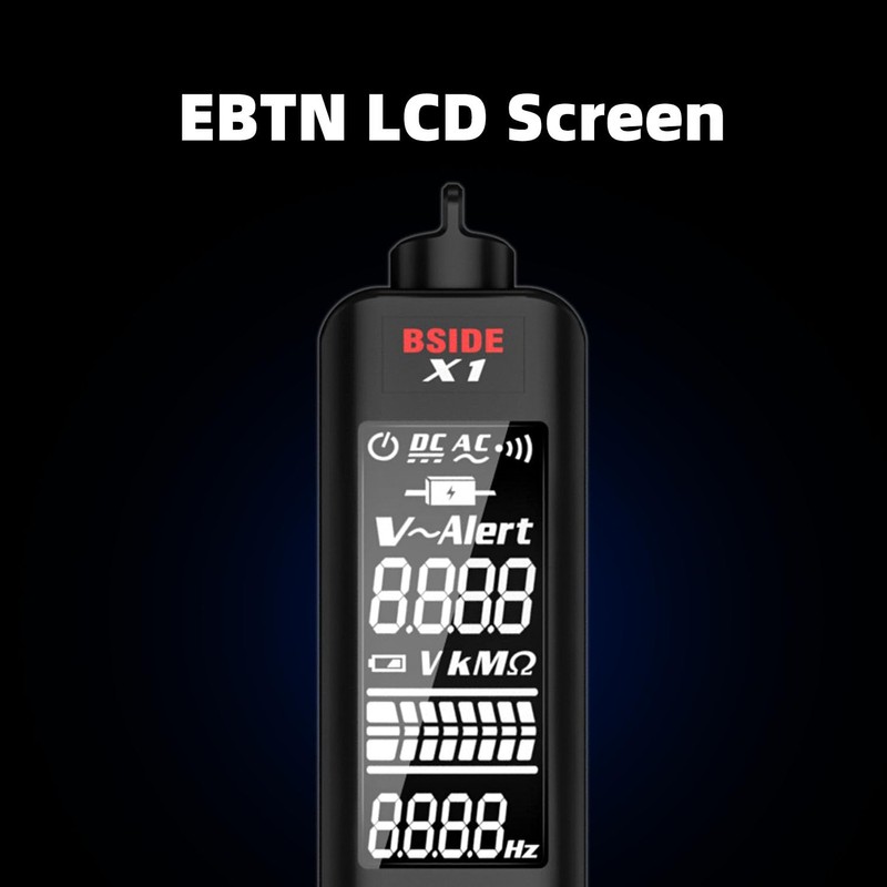 BSIDE NCV Voltage Tester with LCD EBTN Automatic Pen Multimeter