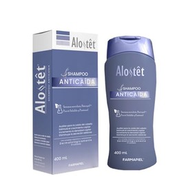 ALOSTÊT Shampoo Anticaída | Previene la Perdida del Cabello y Aumenta la Densidad Capilar | Champu Anticaida para Piel Sensible Mujeres y Hombres I Tratamiento Anticaída de Uso diario | Testeado Dermatólógicamente | 400 ml (400 ml, Normal)
