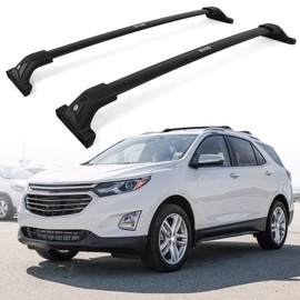 AUXPACBO 265lbs Lockable Heavy Duty Roof Rack Cross Bar for Chevy Equinox 2018-2024 Cargo Bar Multi Functional Design for Bike Kayak Luggage