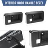 JDMSPEED Door Handle Style Interior Bezel Cup Set Replacement for