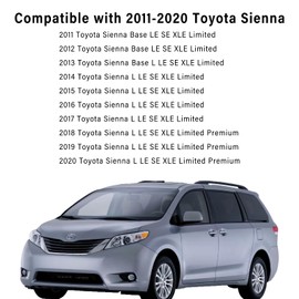 UVYMZY Sienna Sliding Door Roller Hinge Right Compatible with 2011-2020 Sienna Base CE LE L SE XLE Passenger Side Power Center Door Middle Roller Replaces 68380-08041