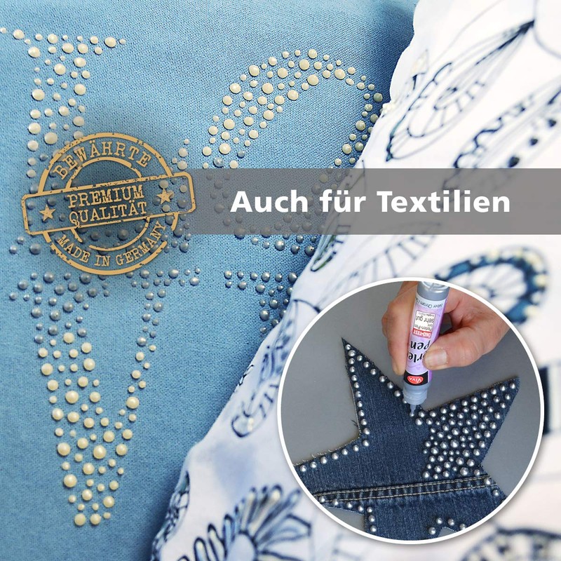 Viva Decor Pearl Pen 25ml-Silver Chrome