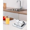 Pop Up Waterproof Floor Electrical Box with 4.8A USB Chargers