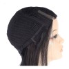 Beautyonline Peluca De Encaje Cabello Humano Natural 25cm Negro +