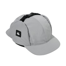 CLAPE - Gorra de béisbol de invierno para exteriores, visera de esquí para hombre, cálido con solapa para las orejas, Gris, Talla única