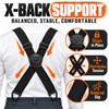 Heavy Duty Suspenders for Men Work Biker Outdoor 3.8cm Wide