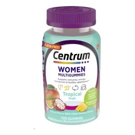 Multivitaminico Centrum Women Mujer Sabor Tropical 100 Gomas
