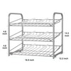 AIYAKA 3 Tier Stackable Can Rack Organizer,for food storage,kitchen cabinets