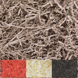 Creative Deco 200g ECO Kraft Shredded Tissue Paper | Basket Box Hamper Filling Gift Box | Wood Wool Replacement | Decorative Straw Easter Gift Packaging | Birthday Anniversary | Comes in Blue Bag