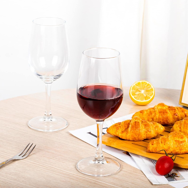 PARACITY Wine Glasses Clear Red White Wine Glass Goblets Crystal