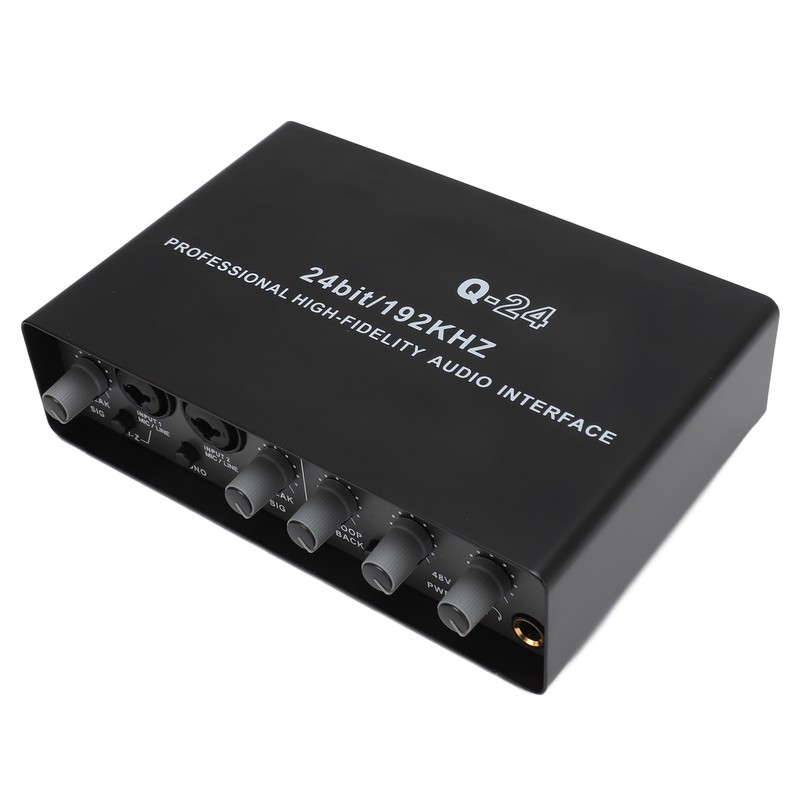 Sound Interface Professional 48V Phantom Power DSP Effect 24 Bit
