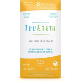 Tru Earth Multi Surface Cleaner Lemon Fresh Eco-Strips - 8 Strip Pack