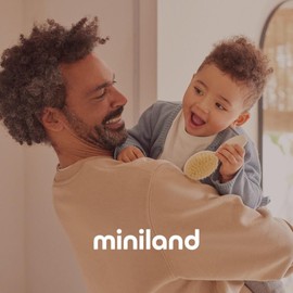 Miniland - Baby Thermos for Food 280 ml Made of Stainless Steel, Keeps the Temperature Over 24 Hours, Leak-proof Closure and Double Wall Insulation (Whaley)