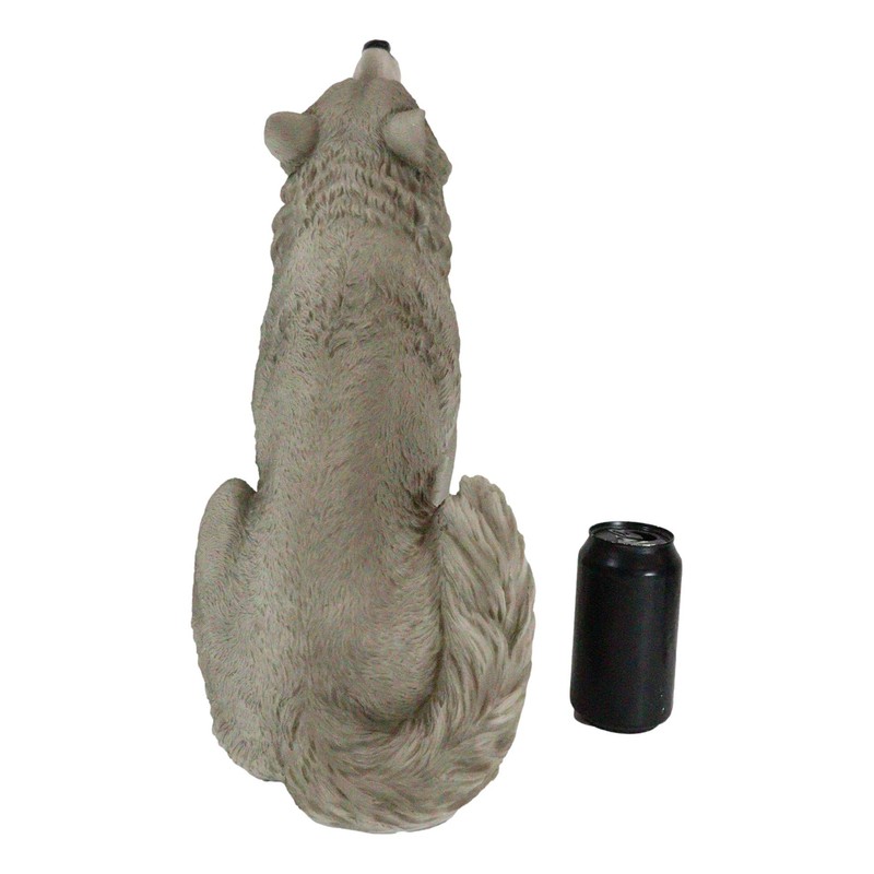 Ebros Gift Tribal Pack Alpha Leader Large Howling Gray Wolf