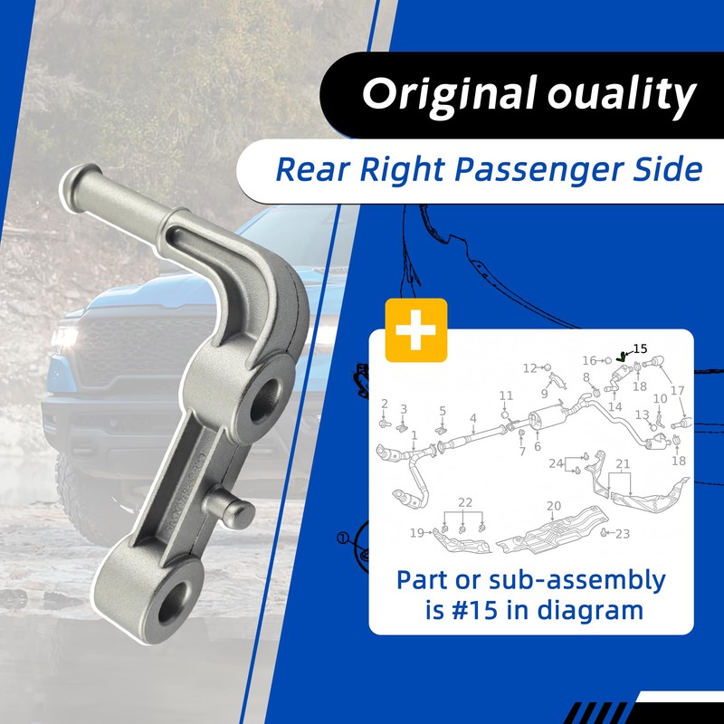 for Dodge Ram 1500 Muffler Hanger Compatible with Ram 1500