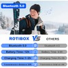 Rotibox Washable Bluetooth Beanie Hat with Wireless Stereo Over Ear