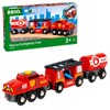 BRIO World Fire & Rescue Rescue Fire Toy Train for