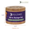 Totally Bamboo Salt Cellar Bamboo Storage Box with Magnetic Swivel