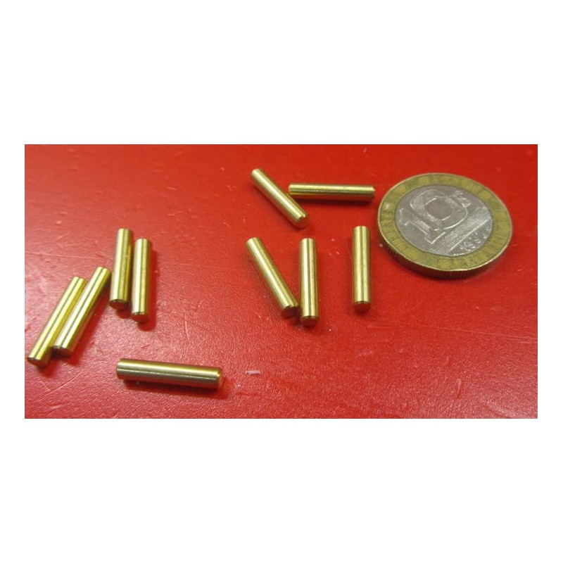 360 Brass Dowel Pin 1/8" Diameter x 5/8" Length 10