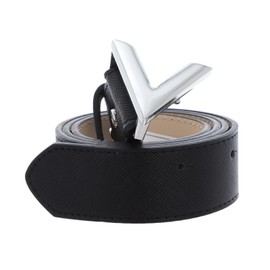 VALENTINO Belt W120 Nero / Argento - can be shortened, Nero / Argento, W120