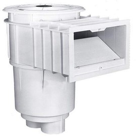 Sta-Rite 08650-6404 U-3 SwimQuip Inground Skimmer for Concrete Pools, 2 Inch Slip with 1 1/2 Inch Slip Reducers, Grey w/ Grey Lid & Frame, without Float