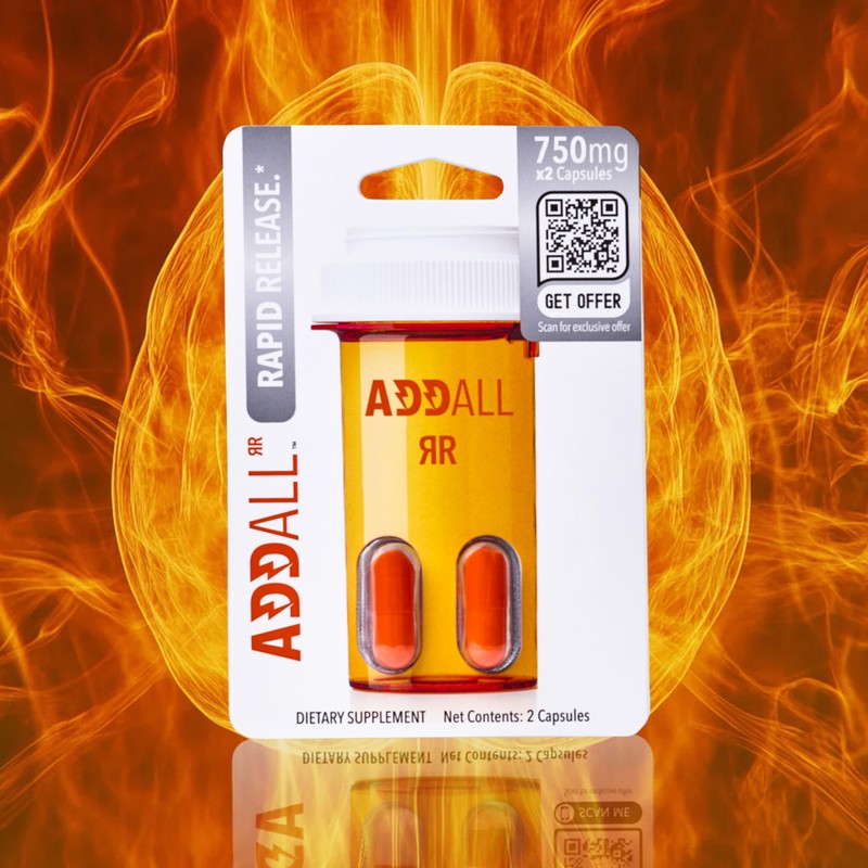 Addall Rapid Release Supplement (12 Pack) #1 Effective Alternative Brain