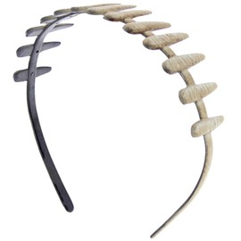 Topkids Accessories Bone Tooth Style Alice Bands Adult Women, Hair Accessories for Women, Hair Bands for Women, Thick Headband, Womens Headbands, Head Bands Adult Women, Wide Headbands (Beige)