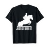 Inglese Equitazione Hunter Jumper Ragazza Cavallo Maglietta
