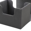 Card Deck Box Magnetic Flap Lid Large Capacity PU Leather