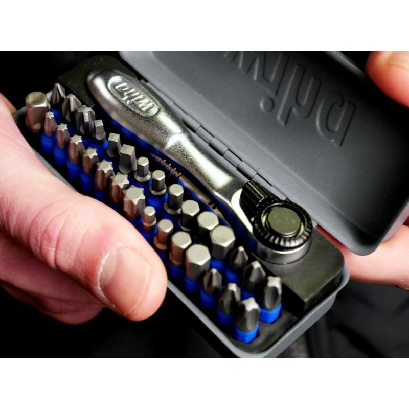 Wiha 76889 32 Piece GoBox TerminatorBlue Impact Bit Set with