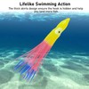 FUSIGO Fishing Squid Skirts Octopus Lures, 50pcs Glow Soft Plastic