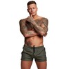TONLEN - Traje de baño deportivo para hombre, con bolsillos