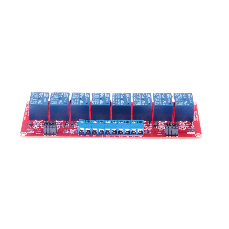 KNACRO 12V 8-Channel 10A Relay Module High Low Level Triggering