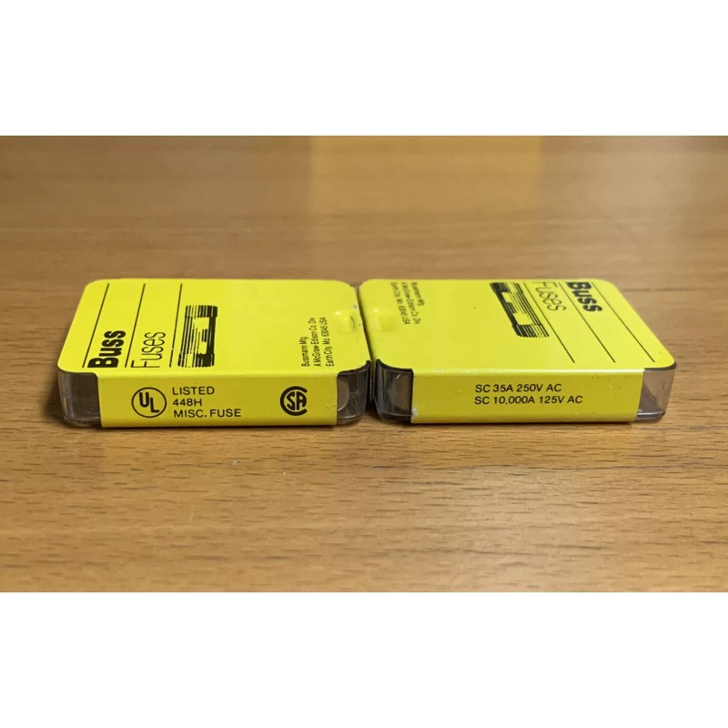 BUSSMANN AGC-1 1/4” x 1-1⁄4” Fast-acting glass tube fuse 1A