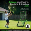 Lacrosse Rebounder, 7x4 ft Volleyball Rebounder Net for Backyard Training,