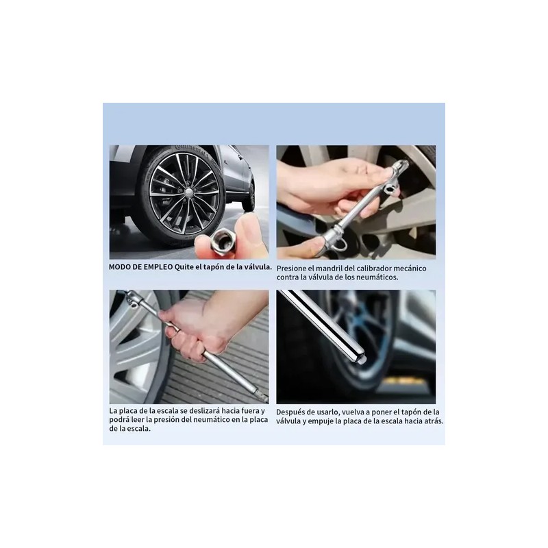 Manómetro Ryvoxel MEA-150X Acero Calibrador 150 PSI Cabeza Doble