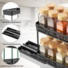 2 Pack Pull Out Spice Rack Organizer for Cabinet, Slide