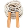 Mythical Square Large Jump Rope, Wood Pattern, Cotton Linen, Associations,