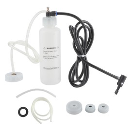 Car Brake Bleeding Clutch Fluid Bleeder Kit Vacuum Pump 500ml Air Powered Tool