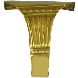 Victorian Picture Rail Hooks in Solid Brass 10 pc (Brass)