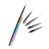 Outanaya 1set Nail Art Brush Pen Replacement Heads for Manicure