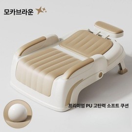 Maternity Large Foldable Shampoo Chair Home Adult Hair Washing Bed, Mocha Brown, 1 Piece, 1g / 임산부 대형 접이식 샴푸 의자 가정용 성인용 헤어 세정 침대, 모카브라운, 1개, 1g