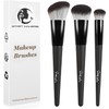 Start Makers Makeup Brushes 3Pcs Set, Foundation Brush for Liquid