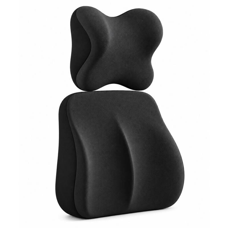 Premium Memory Foam Car Seat Cushion Set for Driving –