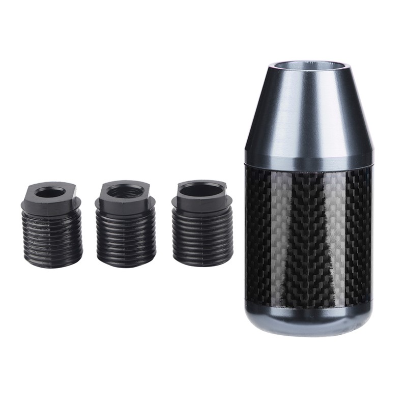 Universal Carbon Fiber Automatic Wave Stick Head Shift Knob Modification