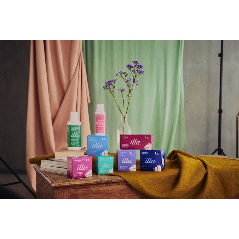 illa Panty Liners - Absorbent Panty Liners with 100% Cotton