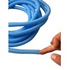PE Blue Corrugated Conduit Flexi Pipe Tube Split 10mm -