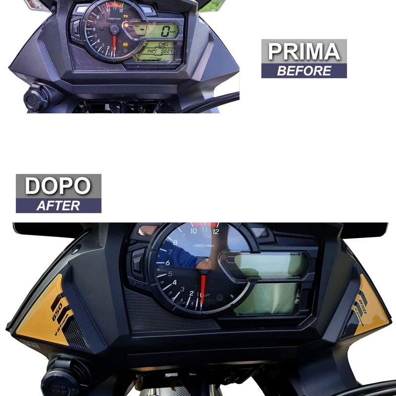 ADESIVI 3D CRUSCOTTO COMPATIBILI CON SUZUKI V-STROM 650 XT ABS