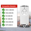 868MHZ Remote Control Garage Opener 4 Channel Handheld Transmitter White